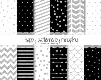 confetti digital paper gold glitter confetti on white etsy