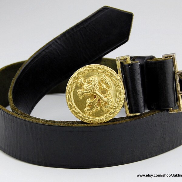 Boucle De Ceinture Ed Hardy Drawn By In Seattle - Cuir Noir, Occasion En Bon état
