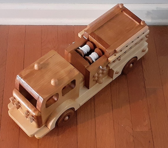 Wooden Fire Engine Wooden Fire Engine