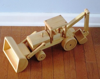 Wooden Backhoe