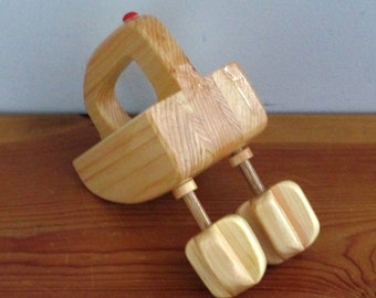 wooden hand mixer