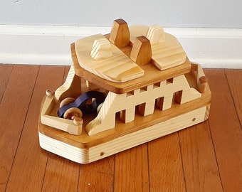 Wooden Washington State Ferry Boat (Small)/child's gift