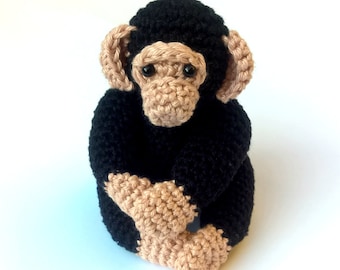 Chimpanzee monkey stuffed animal plush toy