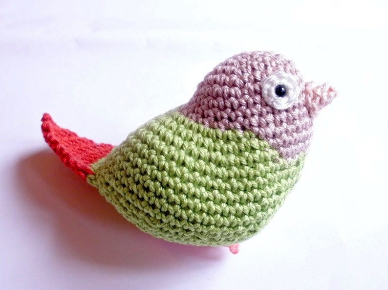 Greencheek Conure parrot stuffed animal, bird lover gift image 3