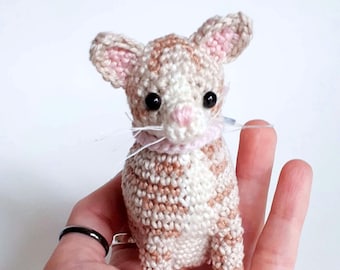 Custom Crochet Cat Plush – Handmade Amigurumi Cat from Your Photo – Personalized Stuffed Animal Gift – Multiple Sizes Available