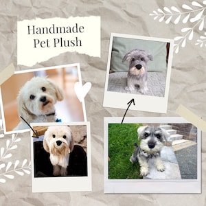 Custom pet plush replica stuffed toy memorial gift