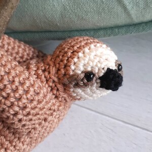 Crochet sloth stuffed animal plush toy image 10