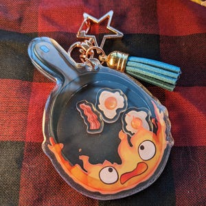 Ciondolo a forma di padella Calcifer