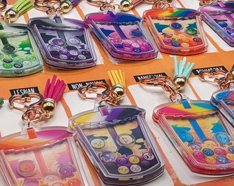 Breloques pour shaker à thé Pride Boba