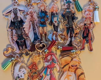 TOTK Keychain Charms