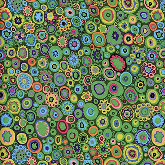 Cotton Quilting Fabrics 1//2 Yard Kaffe Fassett Paperweight Algae