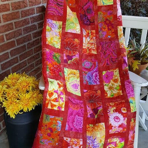 Flower Bed Quilt Pattern Etsy
