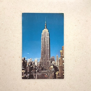 Cartolina d'epoca di New York, Empire State Building, New York City, Manhattan