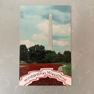 Vintage Ansichtskarte Washington Monument Washington DC