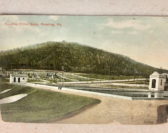 Vintage Postcard Reading Pa Filter Beds 1912