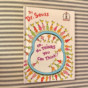 Oh die Denkt du kannst Denken von Dr. Seuss Kinder Anfängerbuch 1975