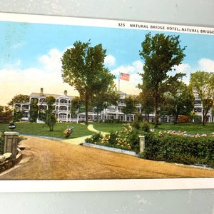 Vintage VA Postkarte Natural Bridge Hotel Virginia