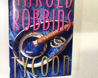Libro vintage di Harold Robbins, magnate