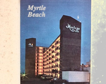 Vintage Postcard Myrtle Beach S C Hotel Montego Inn South Carolina