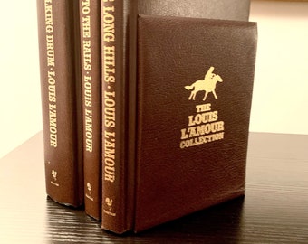 Vintage Louis Lamour Leatherette Collection Hardcover 