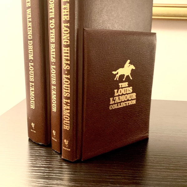 Vintage Louis L' Amour Book End Only One not a Pair Rare Find
