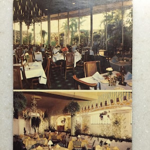 Vintage FL Postkarte Zinn's Restaurant Sarasota / Bradenton FL Tamiami Spur