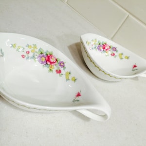 Vintage Mikasa Bone China Miso Soup Bowl Set of 2 Cheshire Pattern Narumi Japan Soup Bowl