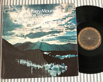 Płyta winylowa Vintage Mormon Tabernacle Choir Climb Every Mountain Columbia Records