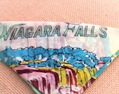 Vintage Niagara Falls Silk Hanky Handkerchief