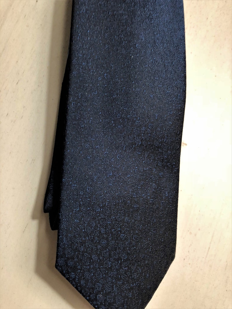 Vintage Skinny Youth Necktie Dark Blue 2 Inch Necktie