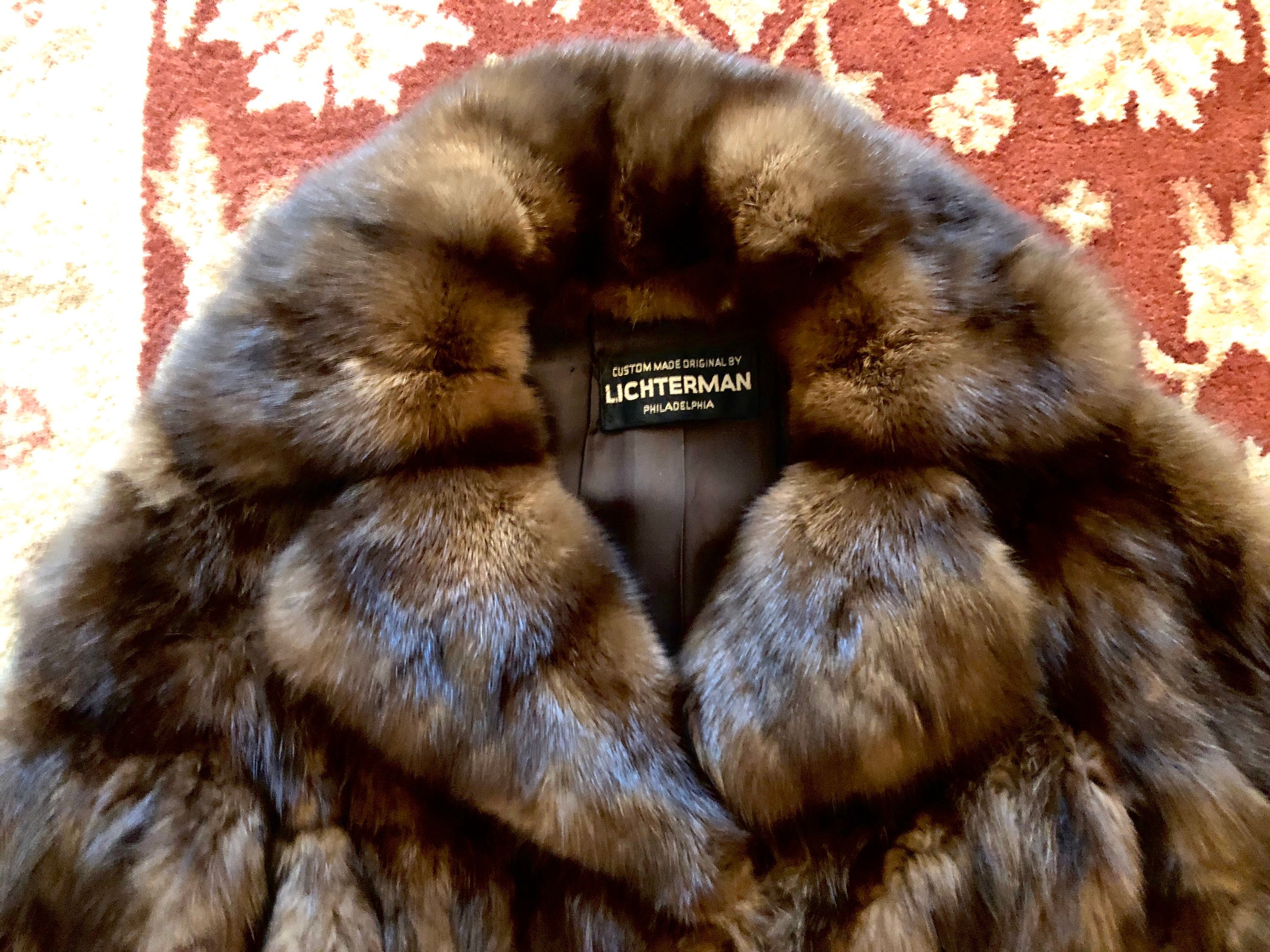 Vintage Sable Fur Coat Full Length Sable Fur Coat Sable Pelts Etsy