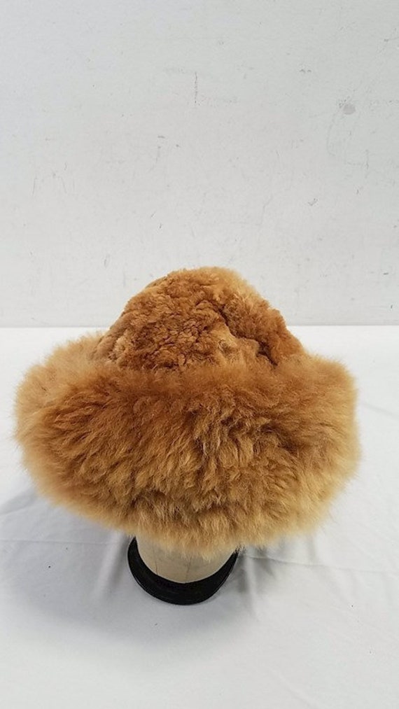 Vintage Alpaca Fur Hat Peruvian Baby Alpaca Fur Ha