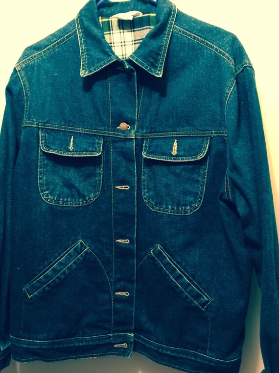 flannel lined jean jacket