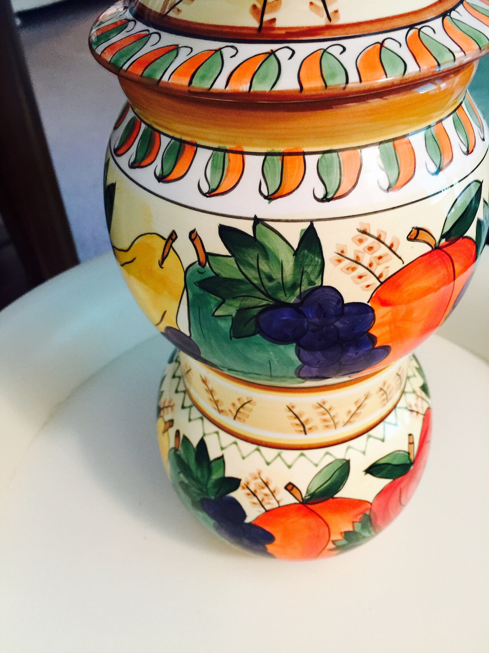 Vintage Nonni Biscotti Jar Handmade for Nonni's Cookie Jar Etsy