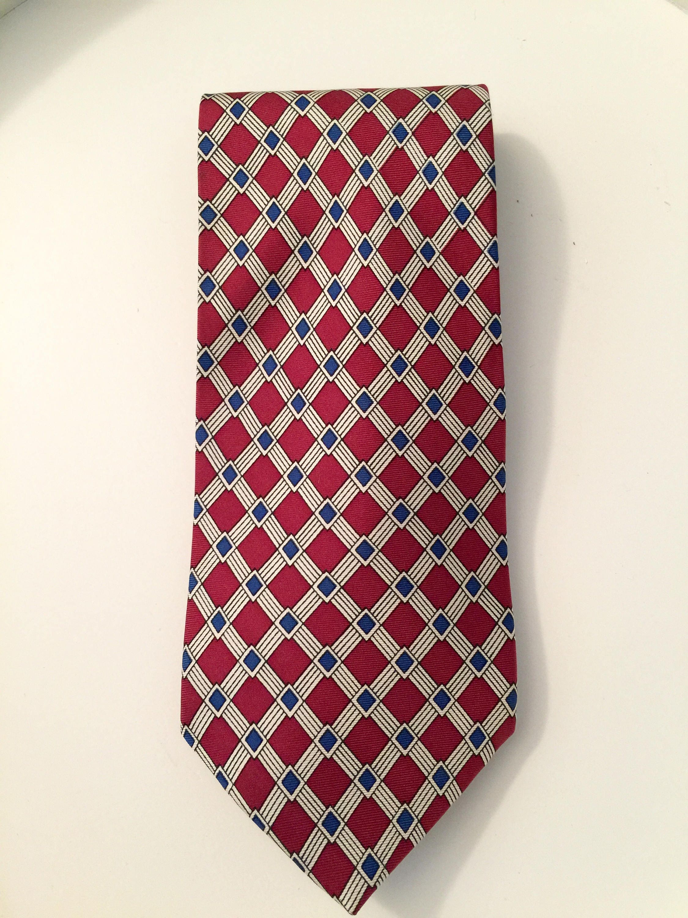 Vintage Designer Silk Necktie Ted Lapidus Paris 100% Imported | Etsy