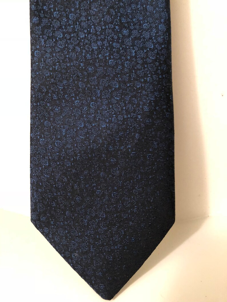 Vintage Skinny Youth Necktie Dark Blue 2 Inch Necktie