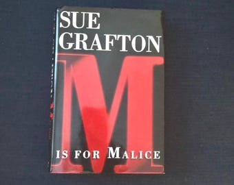 M is for Malice by Sue Grafton First Edition 1996