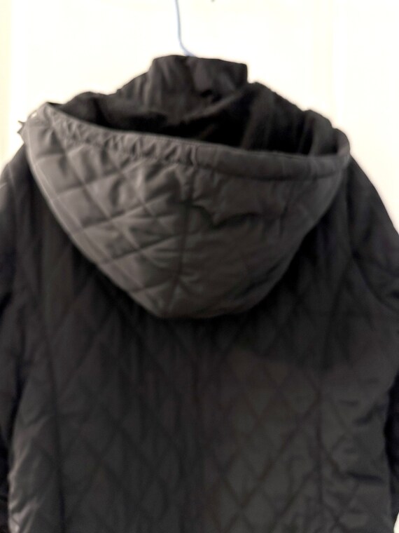 Vintage Jones of New York Woman s Black Quilted Jacket With