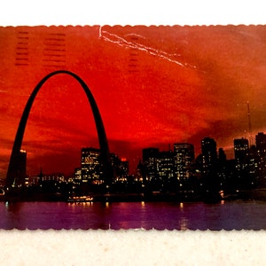 Cartolina d'epoca del Missouri, St. Louis Arch, Gateway to the West, 1993