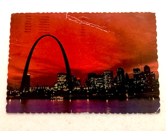 Vintage Missouri-ansichtkaart St. Louis Arch Gateway to the West 1993