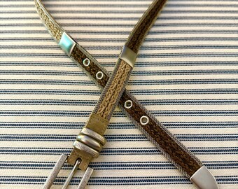 Vintage Streets Ahead Cream/beige Color Belt With Mixed  display picture 1
