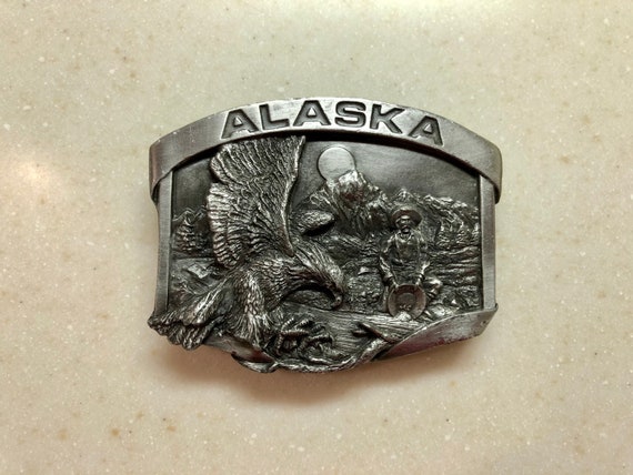 Alaska Is What America Was Pewter Belt Buckle