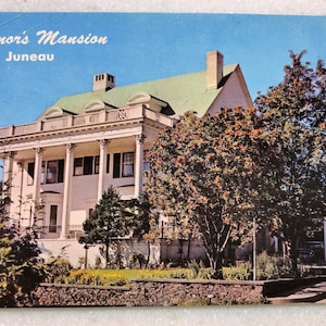 Carte postale Juneau Alaska Governor's Mansion Sarah Palin