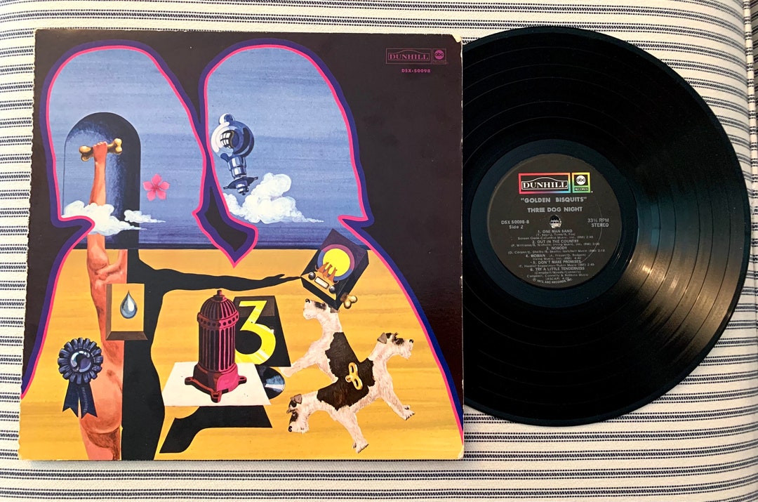 Vintage Three Dog Night LP Golden Biscuits Vinyl Record is Etsy
