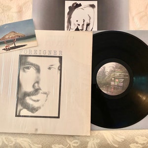 Vintage Cat Stevens Vinyl LP Aliens hat Postkarte & Lyric Board Schrumpffolie, aber geöffnetes Schallplattenalbum 1973