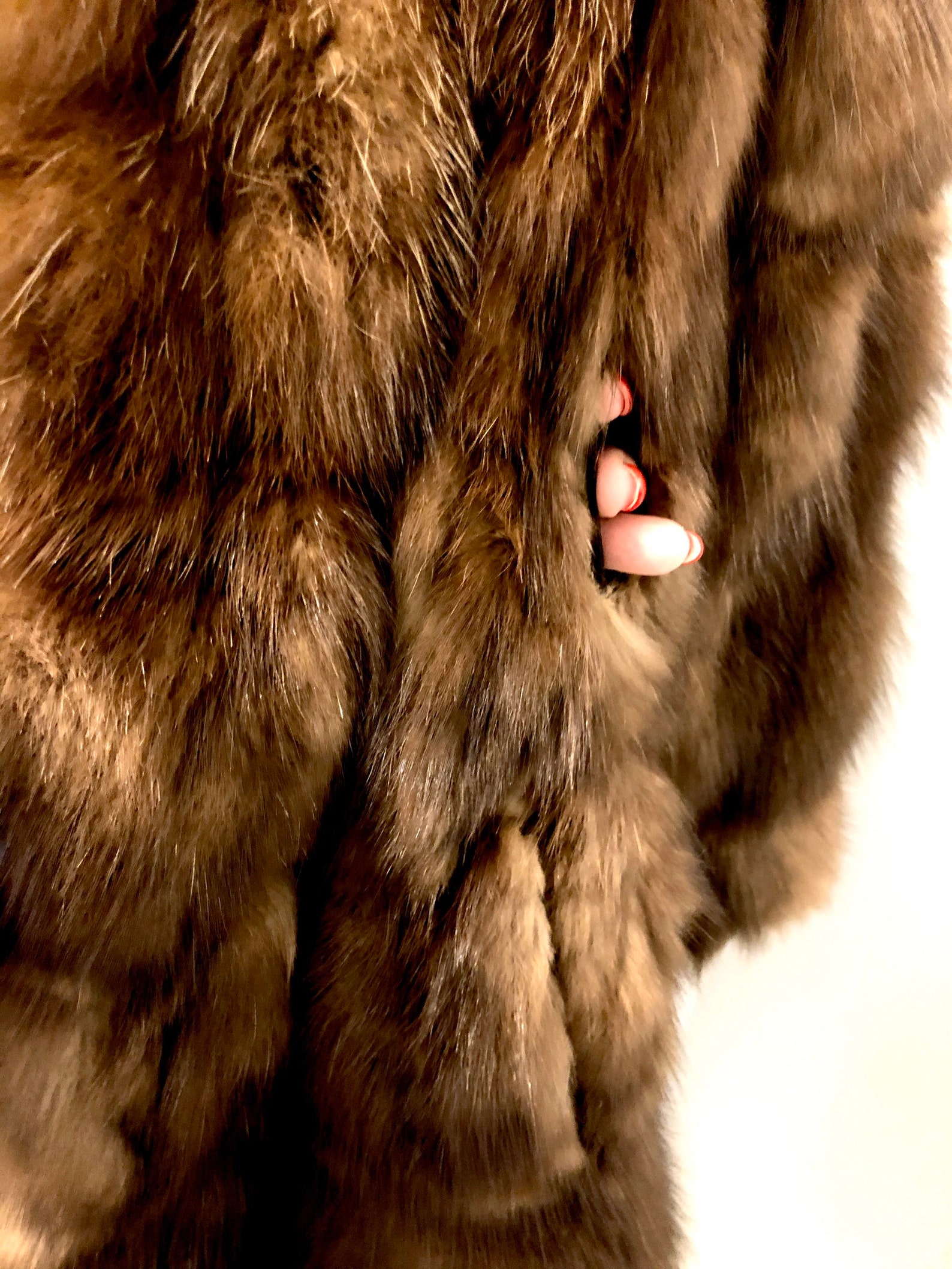 Vintage Sable Fur Coat Full Length Sable Fur Coat Sable Pelts Etsy