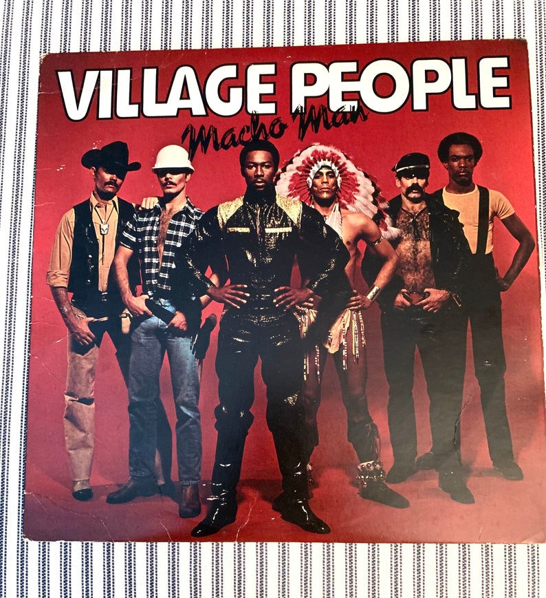 Vintage The Village People Vinyl LP Macho Man 1978 Record image 1