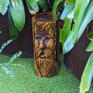 Garden Guardian Silent Sentinel Yard Art or Home Decor is a Spirit Protector Watching Over Your Family 24/7 | Wood Art Chainsaw Carving
