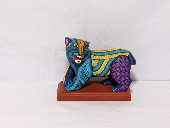 Bear Alebrije Art Handmade Home Decor Folk Art From Oaxaca - Etsy