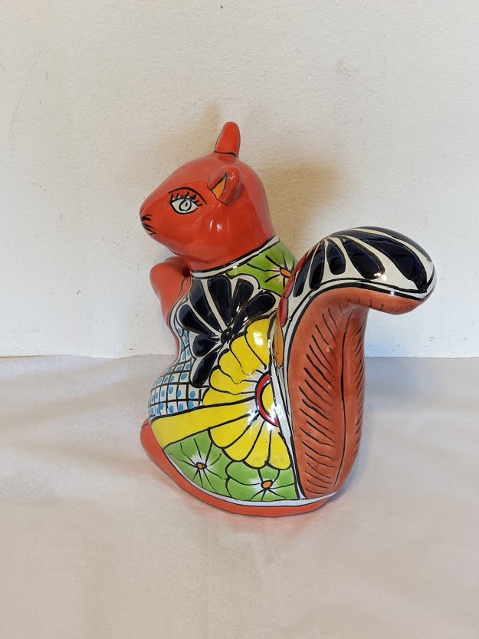 Cute Squirrel Ceramic Squirrel Figurine Squirrel Gifts Etsy